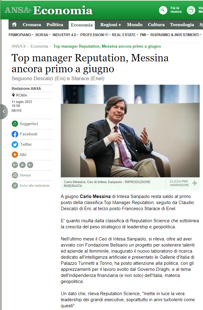 Ansa Top Manager Reputation