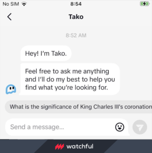Tako, il chatbot di TikTok